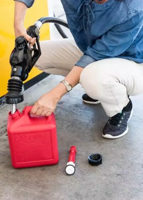 Red containers should be used for gasoline