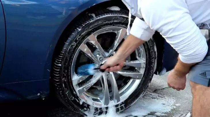 Scrub The Rims And Tires