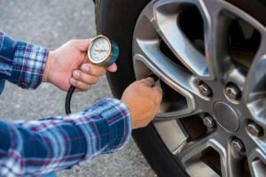 Inspect Tire Pressure And Tread Depth